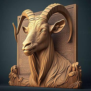 3D model goat 3d model (STL)